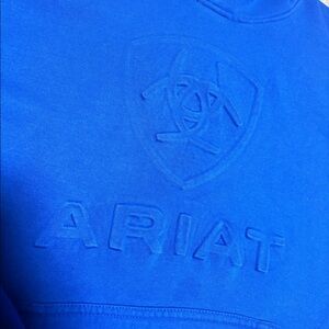 ARIAT Men’s Large Blue Hoodie Sweatshirt